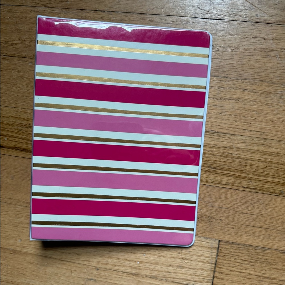 Pink and Gold Office Binders & Folders